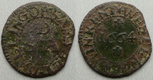 Westerham, Samuell Dalling 1664 farthing
